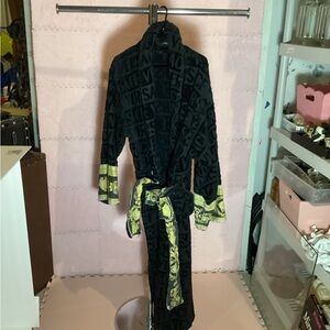 Versace Black and Yellow MENS ROBE